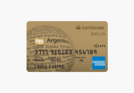 Tarjeta Santander American Express Gold