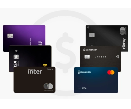 Top 6 melhores cartões de crédito com cashback