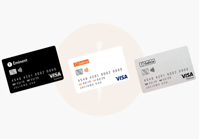 Principales tarjeta Galicia para solicitar